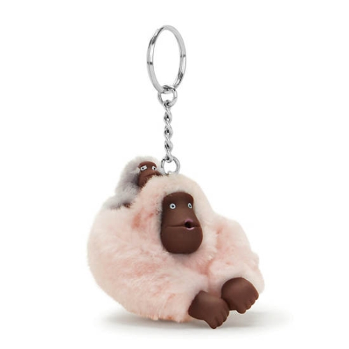 Pink Kipling Mom And Baby Classic Monkey Keychains | AE361WRHF