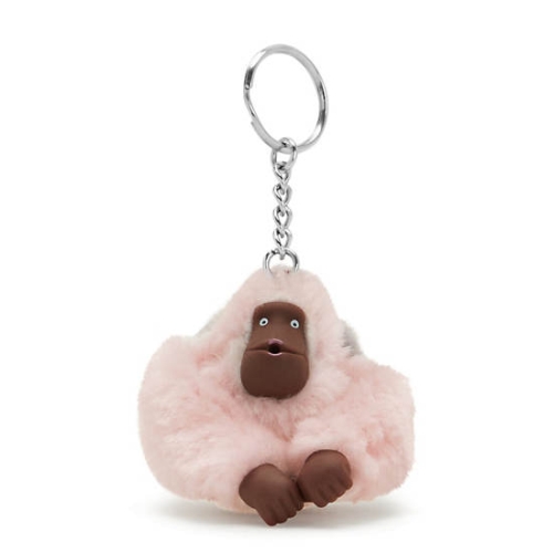 Pink Kipling Mom And Baby Classic Monkey Keychains | AE361WRHF