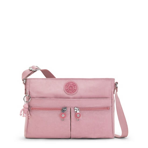 Pink Kipling New Angie Crossbody Bags | AE624NCHP