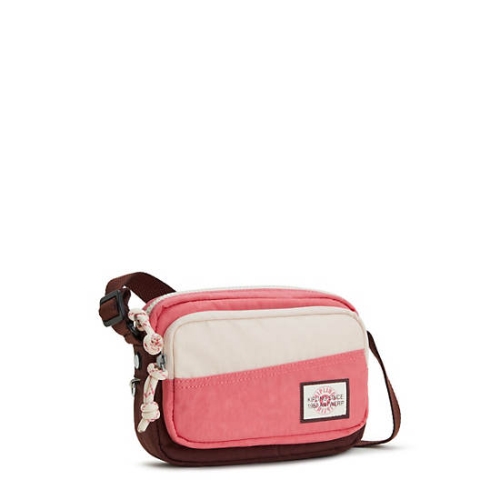 Pink Kipling Sisko Crossbody Bags | AE814UTBV