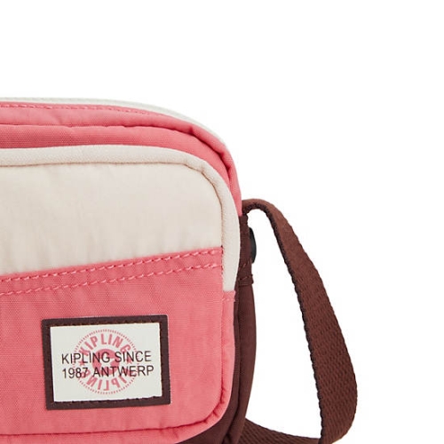 Pink Kipling Sisko Crossbody Bags | AE814UTBV