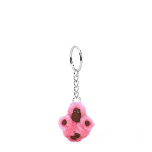 Pink Kipling Sven Extra Small Fashion Monkey Keychains | AE135MGSR
