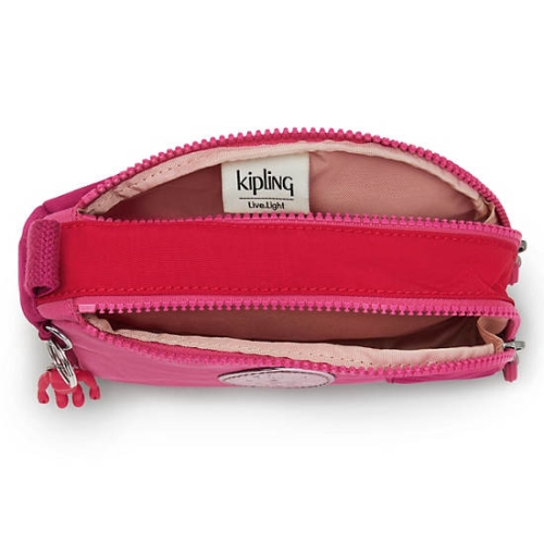 Pink Kipling Tibby Pouch Bags | AE451YVQH