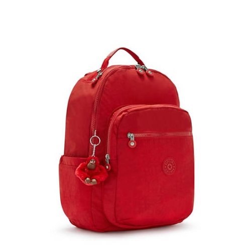 Pink Red Kipling Seoul Large 15