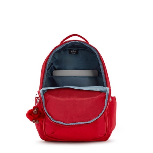 Pink Red Kipling Seoul Large 15