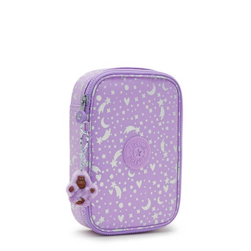 Purple Kipling 100 Pens Printed Case Pouches | AE725YWVB