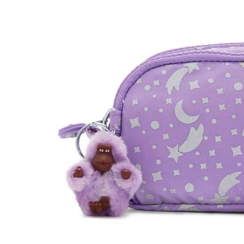 Purple Kipling Gitroy Printed Pencil Case | AE721LZMH