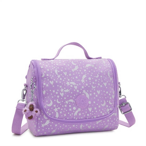 Purple Kipling New Kichirou Printed Lunch Bag | AE357KQCY