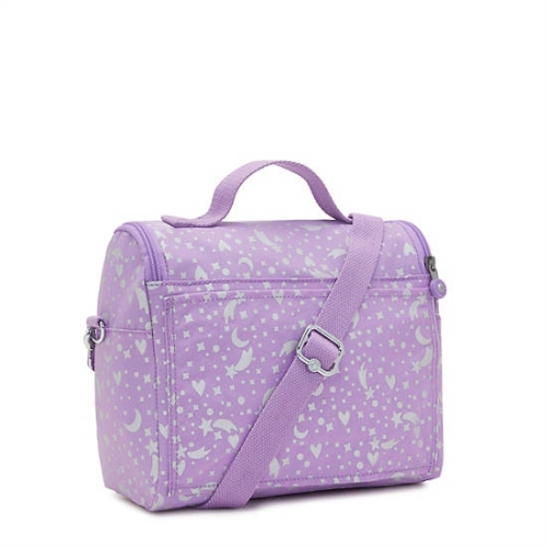 Purple Kipling New Kichirou Printed Lunch Bag | AE357KQCY