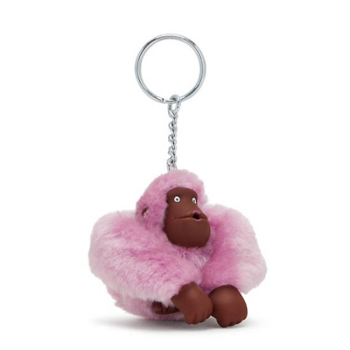 Purple Kipling Sven Monkey Keychains | AE410QIPB