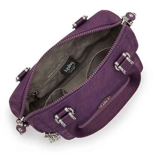 Purple Kipling Zeva Handbags | AE308WSVB