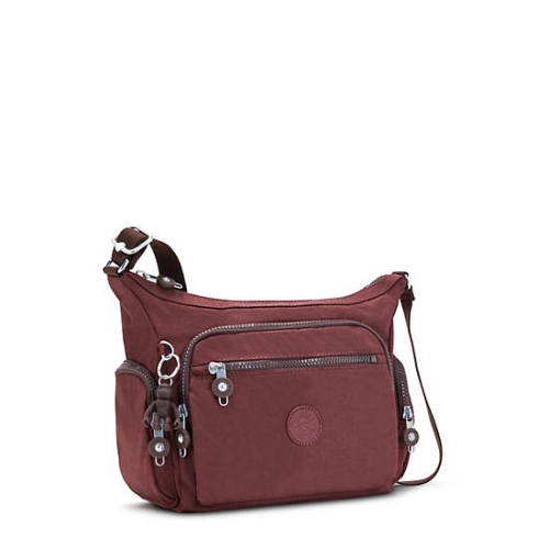 Red Grey Kipling Gabbie Small Crossbody Bags | AE136FOXZ