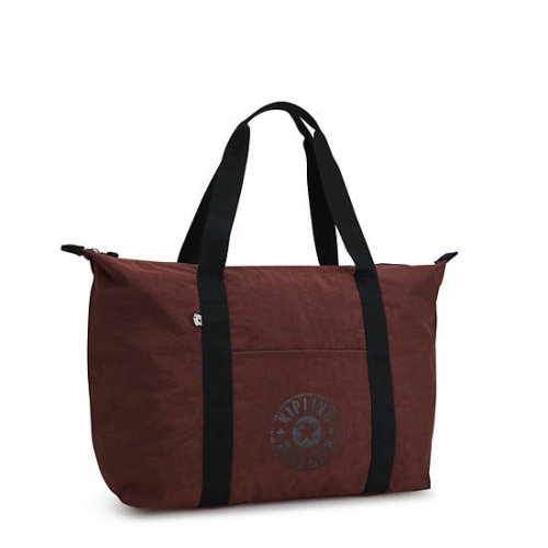 Red Kipling Art Medium Lite Tote Bags | AE593MOKI