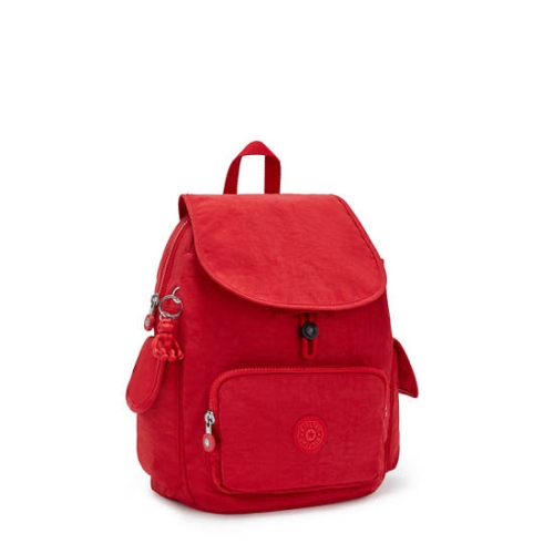 Red Kipling City Pack Small Backpacks | AE206VWHY