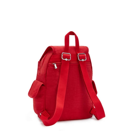 Red Kipling City Pack Small Backpacks | AE206VWHY