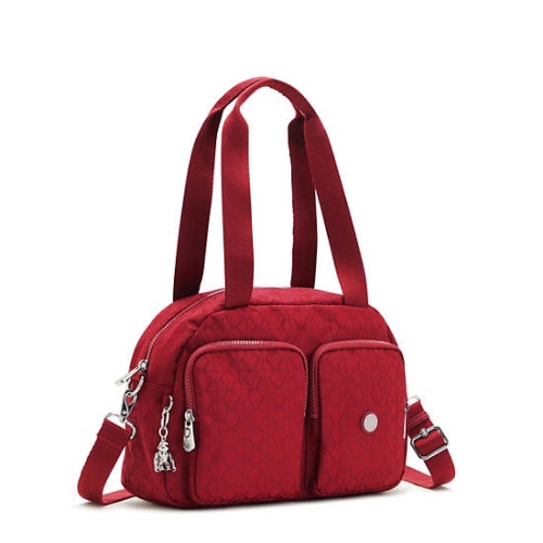 Red Kipling Cool Defea Iconic Shoulder Bags | AE087XUSD