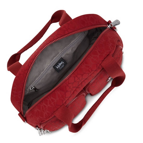 Red Kipling Cool Defea Iconic Shoulder Bags | AE087XUSD