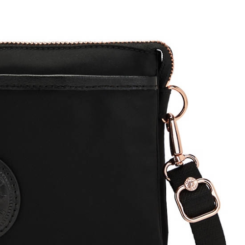 Rose Black Kipling Riri Crossbody Bags | AE540WEQY