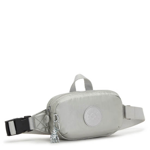 Silver Kipling Alys Metallic Waist Bags | AE091ETIV