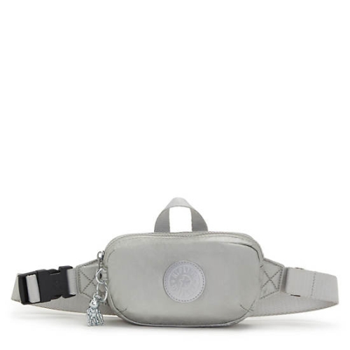 Silver Kipling Alys Metallic Waist Bags | AE091ETIV