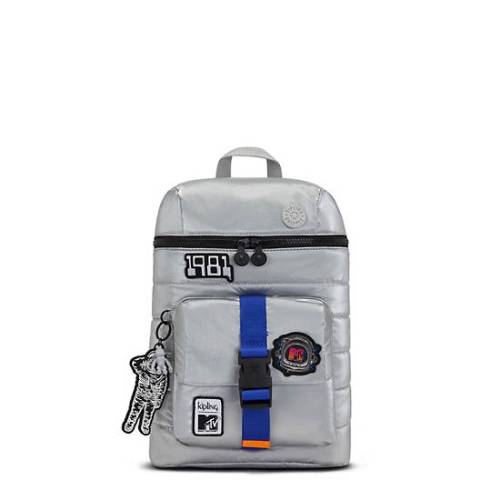 Silver Kipling Bosko MTV Backpacks | AE401TQVA