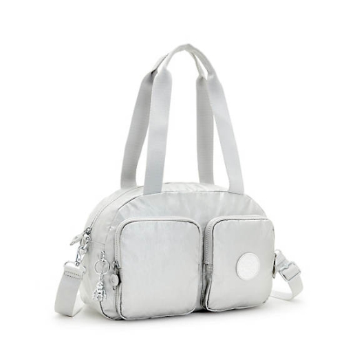 Silver Kipling Cool Defea Metallic Shoulder Bags | AE023CLZN