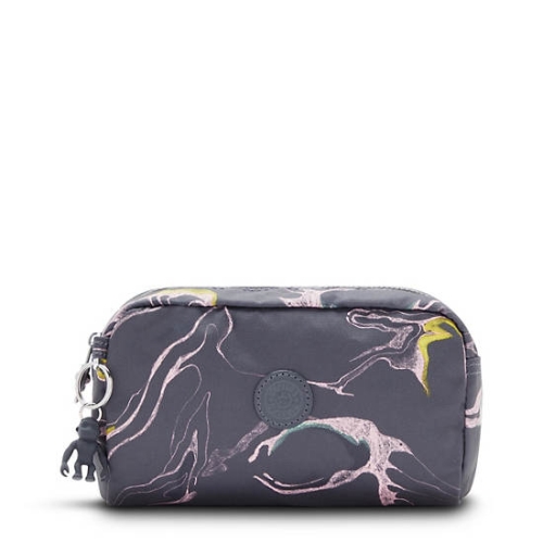 Silver Kipling Gleam Printed Pouches | AE387YXJQ