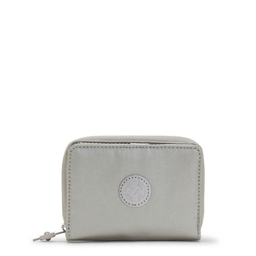 Silver Kipling Money Love Metallic Small Wallets | AE192NFZC