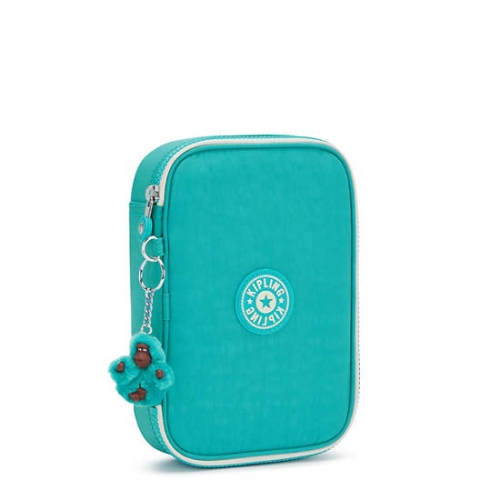 Turquoise Kipling 100 Pens Classic Case Pouches | AE839VZRB