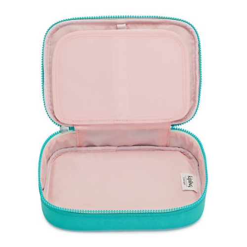 Turquoise Kipling 100 Pens Classic Case Pouches | AE839VZRB