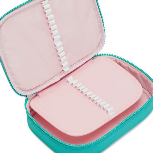 Turquoise Kipling 100 Pens Classic Case Pouches | AE839VZRB