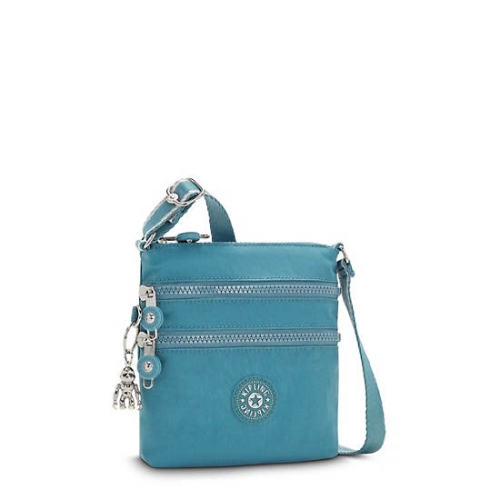 Turquoise Kipling Alvar Extra Small Mini Bags | AE130VADI