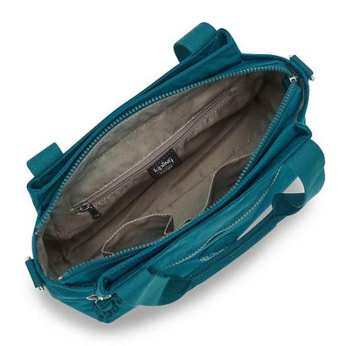 Turquoise Kipling Elysia Shoulder Bags | AE750ZIQB