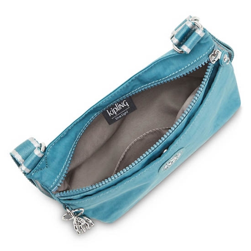 Turquoise Kipling Emmylou Crossbody Bags | AE462DVQI