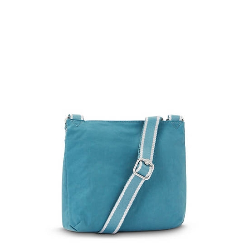 Turquoise Kipling Emmylou Crossbody Bags | AE462DVQI