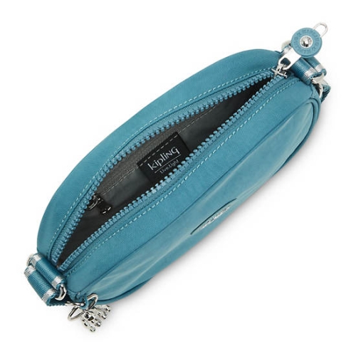 Turquoise Kipling Gema Crossbody Bags | AE568GESI