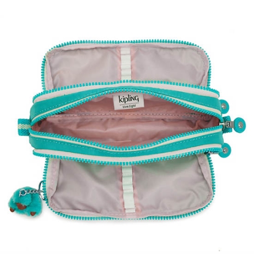 Turquoise Kipling Gitroy Pencil Case | AE139DXIT