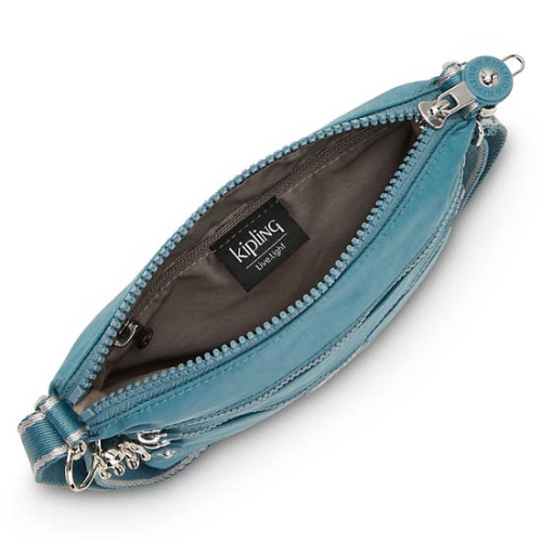 Turquoise Kipling Keiko Crossbody Mini Bags | AE957KPZV