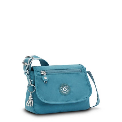 Turquoise Kipling Sabian Crossbody Mini Bags | AE238THXO