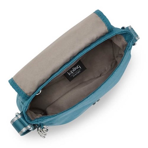 Turquoise Kipling Sabian Crossbody Mini Bags | AE238THXO