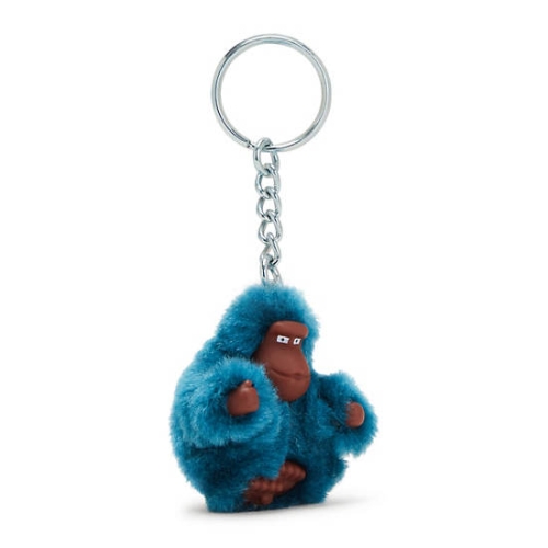 Turquoise Kipling Sven Extra Small Fashion Monkey Keychains | AE042TWUB