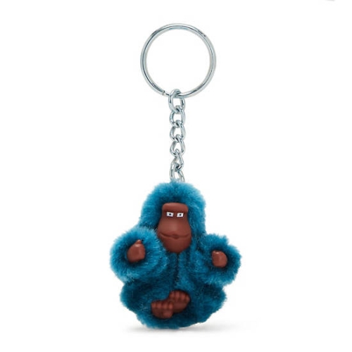 Turquoise Kipling Sven Extra Small Fashion Monkey Keychains | AE042TWUB