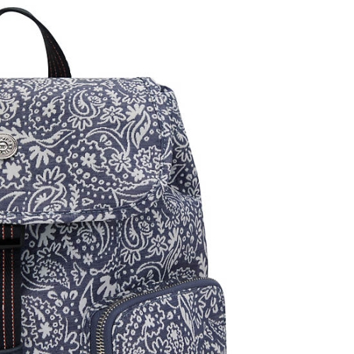 White Blue Kipling Anto Woodstock Backpacks | AE849XBPR