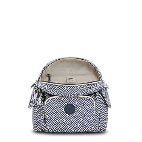 White Kipling City Pack Mini Printed Backpacks | AE021WAXP