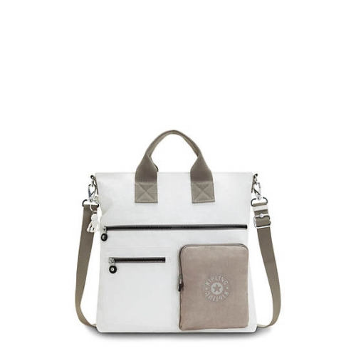 White Kipling Jong Tote Bags | AE639CSQG