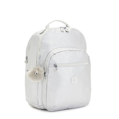 White Kipling Seoul Extra Large Metallic 17