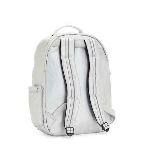 White Kipling Seoul Extra Large Metallic 17