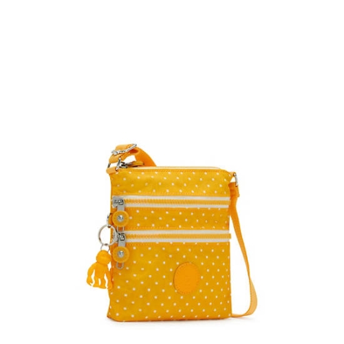 Yellow Kipling Alvar Extra Small Printed Mini Bags | AE832UJXL