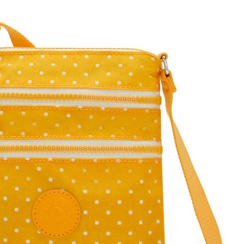 Yellow Kipling Alvar Extra Small Printed Mini Bags | AE832UJXL