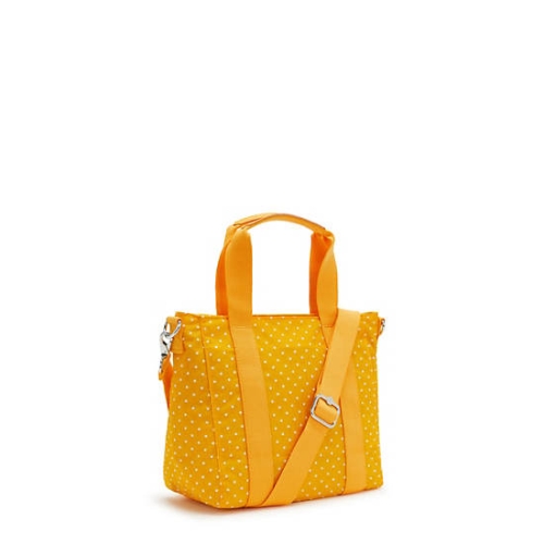 Yellow Kipling Asseni Mini Printed Tote Bags | AE054ZNGC